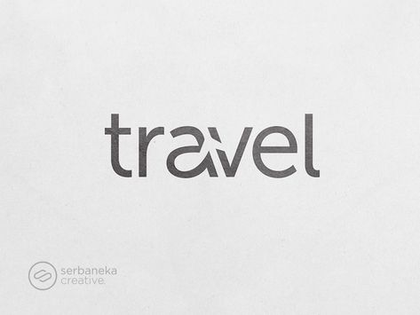 Turismo Logo, Travel And Tours Logo, Travel Fonts, Minimal Logo Design Inspiration, Travel Agency Logo, Clever Logo Design, 보고서 디자인, Clever Logo, Logo Minimal