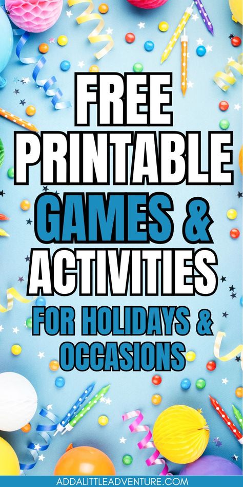 Free Printable Games & Activities for Holidays and Occasions Free Printable Games For Adults, Word Games For Adults, Printable Games For Adults, Printable Games For Kids, Ruby Red Slippers, Free Games For Kids, Free Printable Games, Games For Adults, Red Slippers