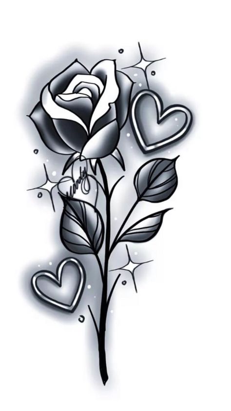 Solo Tattoo, Hirsch Tattoo, Luv Letter, 42 Tattoo, Ink Link, Rose Drawing Tattoo, Card Tattoo Designs, Cool Tattoo Drawings, Rose Tattoos For Women