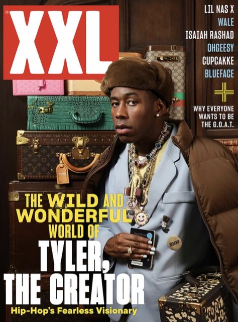 Holiday 2022, Free Magazines, Inked Magazine, T Baby, Bundle Pack, Flower Boys, Tyler The Creator, Wonderful World, Address Labels