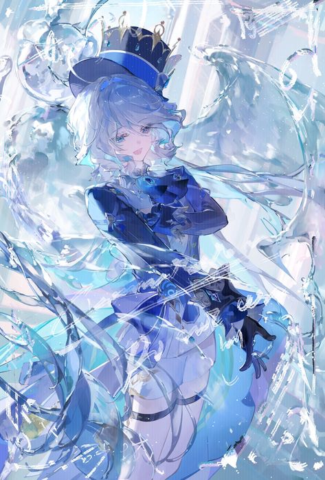 Ethereal Art, I Have No Friends, Wallpaper Pc, Blue Aesthetic, Cute Cartoon Wallpapers, Art Sketchbook, Anime Character, Art Wallpaper, Game Art