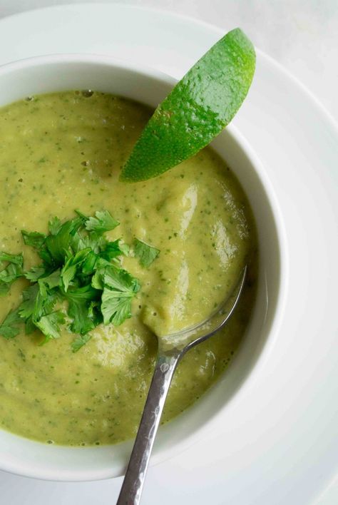 Soup With Cilantro, Cilantro Soup, Cilantro Soup Recipe, Cilantro Chicken, Green Lentils, Cucumber Recipes Salad, Cucumber Recipes, Healthy Soup Recipes, Healthy Soup