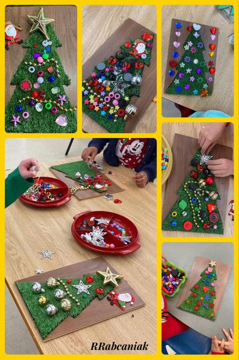 Group Christmas Ideas, Funky Fingers, Christmas Experiences, Preschool Christmas Crafts, Creative Christmas Trees, Kindergarten Resources, Christmas Planning, Christmas School, Loose Parts