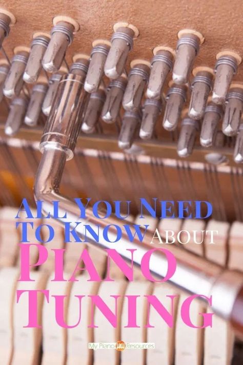 How To Tune A Piano, Refinishing A Piano, Piano Tips, Piano Tuning, Music Theory Lessons, Piano Practice, Old Pianos, Music Chords, Ring Tutorial