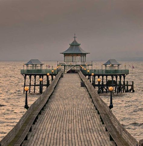 Clevedon Pier, Dark Christmas, Vision Board Pictures, West Country, Beautiful Landscape Wallpaper, Landscape Wallpaper, Travel Goals, Outdoor Lifestyle, Special Places