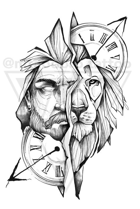 Half Lion Face Tattoo Design, Realistic Lion Tattoo Design, Wrist Tattoo Ideas, Full Tattoo, Egypt Tattoo, Armband Tattoo Design, Lion Tattoo Design, Cool Small Tattoos, Full Sleeve Tattoo