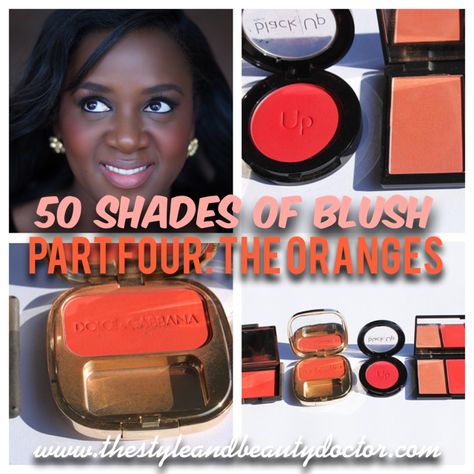 Orange Blush Black Women, Orange Blush Dark Skin, Where To Apply Blush, Blush For Dark Skin, Blush Tutorial, Beauty Doctor, Blush Tips, Tanning Beds, Shades Of Blush