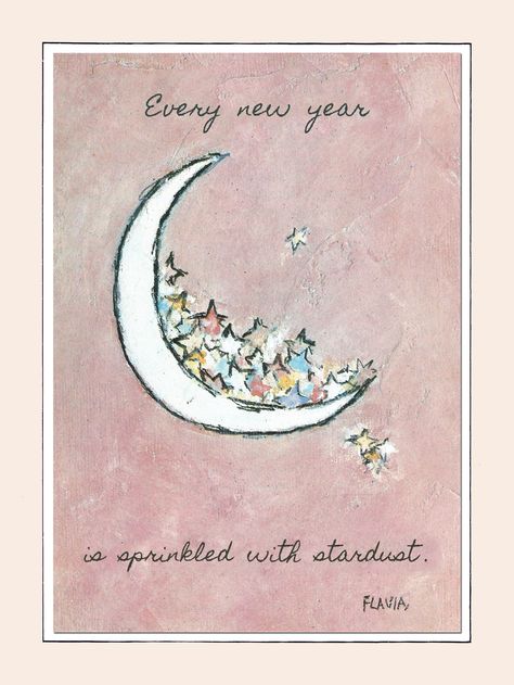 Flavia Weedn, Beautiful Holidays, Moon Stars Art, Favorite Poems, Soul Collage, Good Night Beautiful, Birthday Wishes Greetings, Birthday Wishes Messages, Watercolor Sky