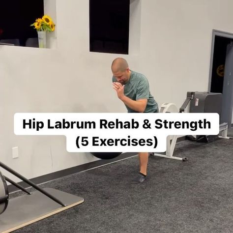 Hip Labrum Tear Exercises, Hip Rehabilitation Exercises, Labrum Tear Hip, Kt Tape Hip, Stretches Exercises, Corrective Exercises, Mobility Training, Hip Fracture, Hip Exercises