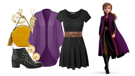 Frozen 2 DisneyBound Looks You Can Build In Your Own Closet | Inside the Magic Frozen Fashion, Disney Bound Outfits Casual, Princess Inspired Outfits, Disney Dress Up, Disney Clothing, Disney Princess Outfits, Anna Disney, Disney Themed Outfits, Disney Inspired Fashion