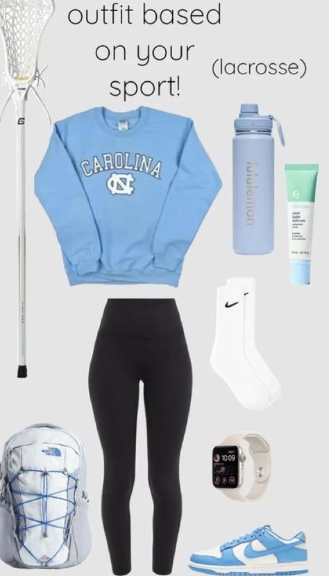 Kenzie Outfits, Lacrosse Hairstyles, Preppy Lacrosse, Lacrosse Fits, Lacrosse Aesthetic, Lacrosse Outfits, Lacrosse Workouts, Fit Aesthetic, School Outfit Ideas