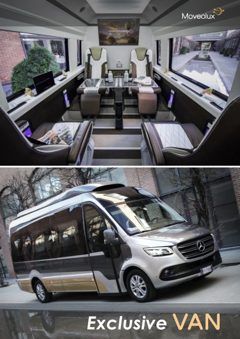 8 Seater Luxury Cars, Luxury Bus Most Expensive, Luxury Van Interior, Van Luxury, Van Travel, Mercedes Van, Luxury Sedans, Luxury Motorhomes, Luxury Van