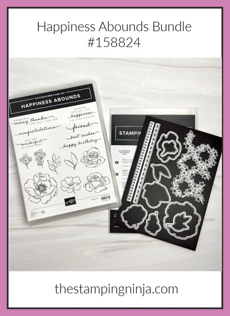 Stampin Up Hues Of Happiness, Stampin Up Happiness Abounds, Stampin Up Dies, Happiness Abounds, Hues Of Happiness, Stampin Up 2022, Stampin Pretty, Blender Pen, Happy Photos