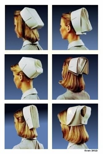 Nursing caps by setepenra0069 Nursing Caps, History Of Nursing, Staff Nurse, Candy Striper, Professional Nurse, Mode Retro, Nurse Rock, Vintage Nurse, Nurse Costume