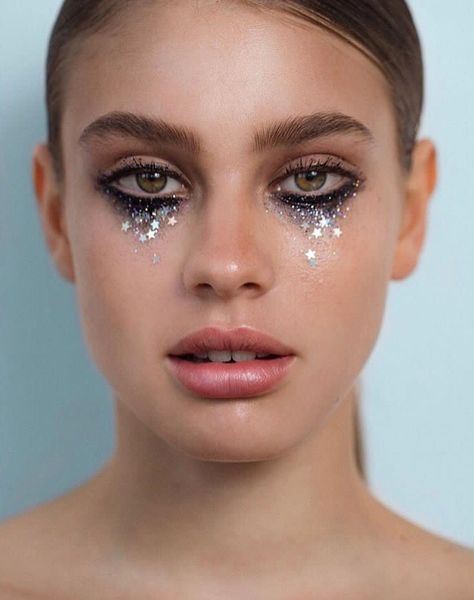 Editorial Make-up, Matte Make Up, Drag Make-up, Rave Makeup, Glitter Eye Makeup, Alternative Makeup, Smink Inspiration, Beauty Make-up, New Mac