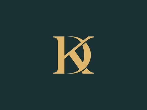 KD monogram Kd Tattoo Design, Dk Tattoo Designs, K Luxury Logo, Dk Logo Design Fonts, D K Logo, Kd Logo Design Letter, Kd Logo Design, Dk Monogram, Kd Monogram