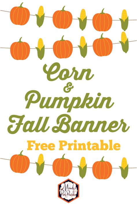 Free Printable Thanksgiving Banner | Mandy's Party Printables Fall Printable Decorations, November Printables Free, Fall Classroom Decorations Printable, Free Fall Banner Printable, Fall Banners Ideas Free Printable, Editable Banner Template Free Printable, Fall Decor Printables Free, Thanksgiving Printable Decorations, Bulletin Board Letters Free Printables Fall