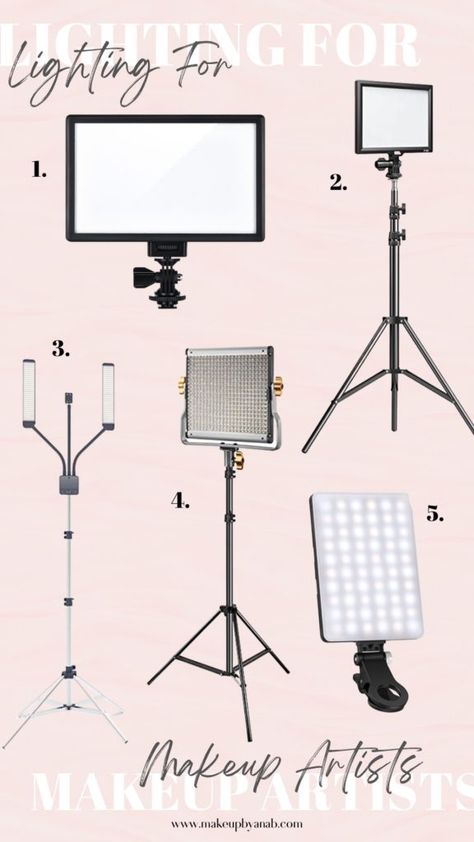 Simple Makeup Studio Ideas, Makeup Studio Lighting Ideas, Makeup Artist Lights, Makeup Artist Wall, Business Suite Design, Basement Makeup Studio, Makeup Artist Home Studio, Makeup Artist Vanity, Makeup Artist Backdrop