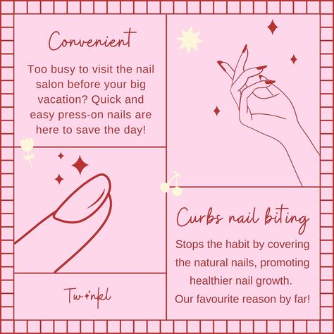 We’re totally obsessed with press-on nails, and we believe you should be too! If you’re still on the fence, here are six reasons why these alternatives to gel and acrylics are worth trying to transform your nails, making them a statement with our fabulous sets that will effortlessly elevate your look 💅✨ . . . #PressOnNails #PressOnNailsForSale #NailArtTrends #dmv #NailDesign #NailInspo #NailOfTheDay #NailsOnFleek #NailBusiness #SmallBusiness #SmallBusinessOwner #CustomNails #HandmadeNails #Na... Press On Nail Packaging Ideas, Nail Packaging Ideas, Press On Nails Packaging Ideas, Press On Nails Packaging, Press On Nails Business, Press On Nail Packaging, Nail Packaging, Nails Packaging, Nails Making