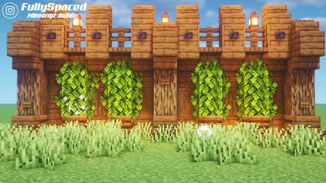 Minecraft Fence Ideas, Minecraft Pasta, Minecraft Wall, Fence Wall Design, Minecraft Funny, Minecraft Inspo, Wall Designs, Minecraft Architecture, Creative Games