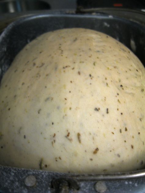 BREAD MACHINE PIZZA DOUGH. This can also be turned into calzones, etc. Garlic, Italian herbs and parmesan in the crust, yum! Garlic Pizza Dough Bread Machine, Calzone Dough Bread Machine, Pizza Crust In Bread Machine, Pizza Crust Bread Machine, Pizza Dough In Bread Maker, Garlic Pizza Dough Recipe Bread Machine, Bread Machine Calzone Dough, Bread Machine Pizza Crust, Breadmachine Pizza Dough Recipe