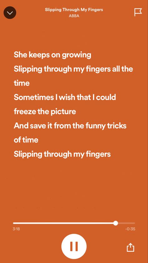 Slipping Through My Fingers Aesthetic, Slipping Through My Fingers Tattoo, Slipping Through My Fingers Lyrics, Slipping Through My Fingers, Music Recs, Music Taste, Mama Mia, Care Packages, You Are The World