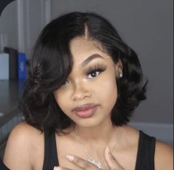 Bob With Wand Curls Black Women, Wig Bob Curly, Black Women Bob Hairstyles Natural, Short Curly Bob Lace Front Wigs, Medium Baddie Hairstyles, Short Wavy Bob Wig, Lace Front Bob Hairstyles, Medium Bob Hairstyles For Black Women, Lace Front Bob Wigs Black Women