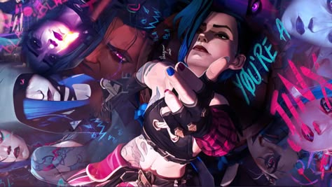 jinx by ig: theqwin Jinx Pc Wallpaper Hd, Jinx Widgets Long, Jinx Desktop Wallpaper Hd 1080p, Arcane Laptop Background, Jinx Arcane Wallpaper Desktop, League Of Legends Pc Wallpaper, Arcane Pc Wallpaper 1920x1080, Cyberpunk Game Aesthetic, Jinx Background Pc