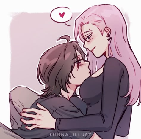 Manhwa Yuri, Couple Poses Drawing, Yuri Manga, Lesbian Art, Lgbt Art, Yuri Anime, Cute Couple Poses, Anime Girlxgirl, Character Sheet