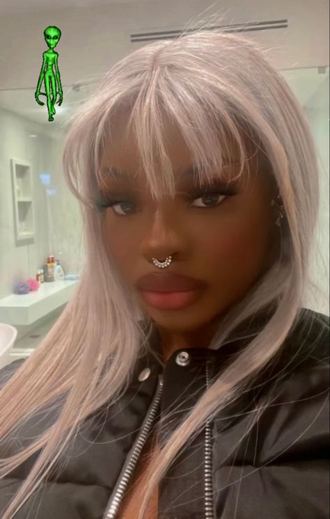 #platinumblondehair #bangs #JT Blonde Bangs, Blonde Hair With Bangs, Haircut Pictures, Bangs Hairstyles, Pretty Females, Platinum Blonde Hair, Female Rappers, Baddie Hairstyles, Platinum Blonde