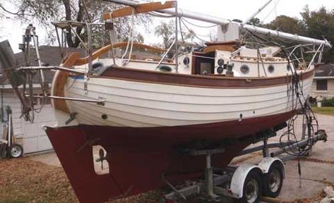 Nor'Sea 27 center-cockpit, 1979, Houston, Texas, sailboat for sale from Sailing Texas, yacht for sale Small Sailboats For Sale, Trawler Yacht, Family Boats, Sailboats For Sale, Small Sailboats, Classic Sailing, Sailing Vessel, Boat Stuff, Classic Boats