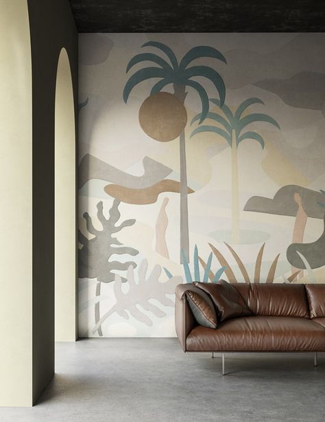 The New 2021 Graphics by WallPepper®/Group Minimal Mural, Natural Mood, Landscapes Abstract, British Colonial Style, Ad Hoc, Mood Wallpaper, Natural Landscapes, Tropical Wallpaper, Outdoor Inspirations