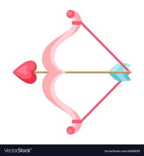 Text Crush, Cupid Bow And Arrow, Valentine Icon, Cupid Bow, Arrow Heart, The Key To My Heart, Heart Vector, Cupids Bow, Bow And Arrow