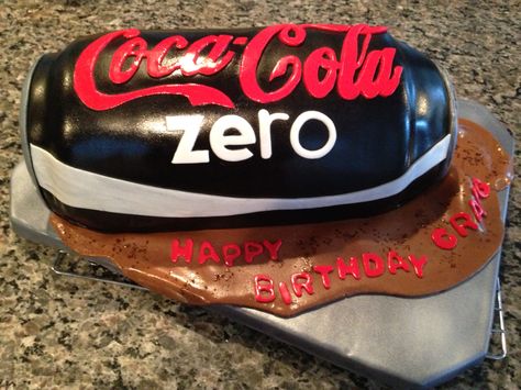 Coke zero cake! Coke Zero Cake, Coca Cola Cake, Cola Cake, Coca Cola Zero, Coke Zero, Re Zero, Birthday Cakes, Cake Ideas, Amazing Cakes