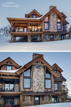 Mountain Cabins Exterior, Mountain Homes Plans, Mountain Cottage House Plans, Lodge House Exterior, House In Mountains Dream Homes, Ski Lodge Exterior, Ski House Exterior, Mountain Lodge Exterior, Mountain Cottage Exterior