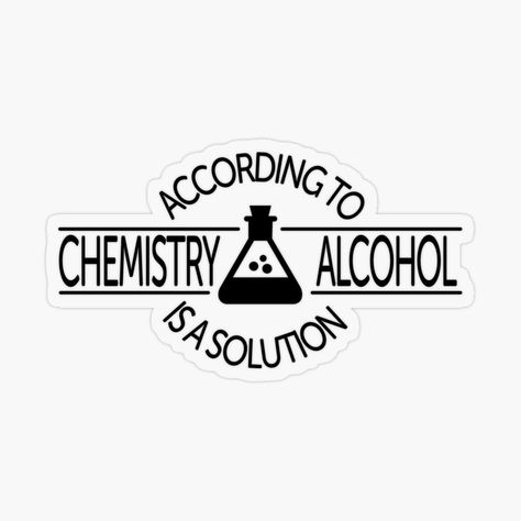 Transparent Stickers, Chemistry, Cafe, For Sale