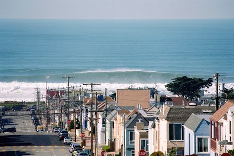 'City Surf: San Francisco' - Surfline San Francisco Streets, Surf Culture, Hotel California, North Beach, San Fran, Beach Living, California Dreaming, City Aesthetic, San Francisco Bay