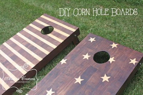 Summertime is all about fun and spending time with family and friends! I have rounded up some great DIY WOOD GAMES for your next gathering! DIY WOOD GAMES FOR YOUR NEXT OUTDOOR PARTY Bbq Decorations, Diy Cornhole Boards, Corn Hole Boards, Diy Yard Games, Corn Hole Diy, Event Games, Outdoor Games For Kids, Wood Games, Corn Hole