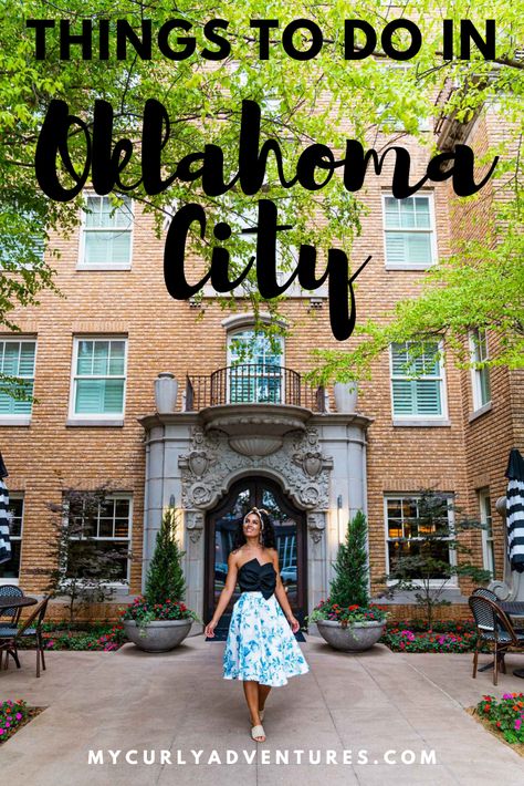 If you’re headed to Oklahoma City anytime soon, this 3-day OKC itinerary is for you! Take an urban whitewater rafting trip, eat pancakes shaped like Oklahoma, or relax with an Old Fashioned at a 7th-story penthouse bar. From delightful restaurants and bars to engaging museums and activities, there are so many fun things to do in beautiful OKC! Here’s a curated 3-day itinerary featuring some of the best spots in town for the perfect weekend in Oklahoma City. Okc Things To Do, Things To Do In Okc, Penthouse Bar, Oklahoma City Things To Do, Airbnb Experiences, Downtown Okc, Oklahoma Travel, Girls Trips, Whitewater Rafting