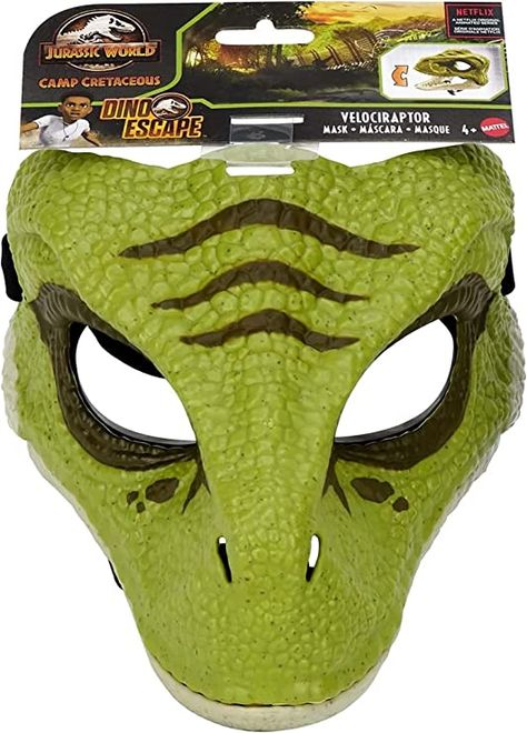 Amazon.com: Jurassic world Velociraptor mask Green : Toys & Games Jurassic World Velociraptor, Jurassic World T Rex, Dino Mask, Dinosaur Mask, Jurassic World Dinosaurs, Dinosaur Costume, Blue Mask, Kids Mask, Texture Color