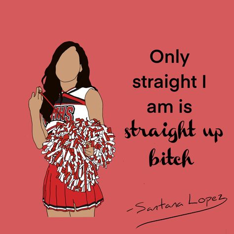 Santana Lopez Fanart, Santana Lopez Aesthetic, Santana Lopez Quotes, Santana Lopez Icons, Santana Lopez Season One, Glee Quotes Santana, Glee Cast, Glee, It Cast