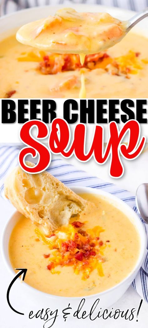 Beer Cheese Soup Recipes Crock Pot, Beer Soup Recipes, Keto Beer Cheese Soup, Slow Cooker Beer Cheese Soup, Cheese Soup Crockpot, Beer Cheese Soup Crockpot, Easy Beer Cheese Soup, Sunday Soup, Beer Cheese Soup Recipes