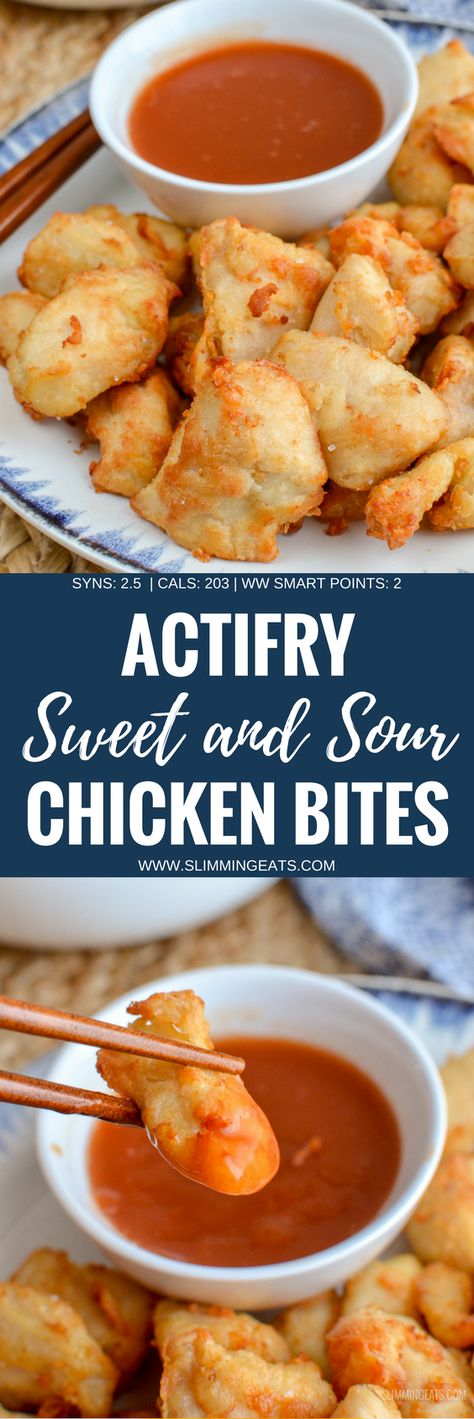 Chinese Fakeaway, Actifry Recipes, Chicken Chinese, Fakeaway Recipes, Chicken Balls, Sweet And Sour Chicken, Chinese Takeout, Sweet N Sour Chicken, Chicken Bites