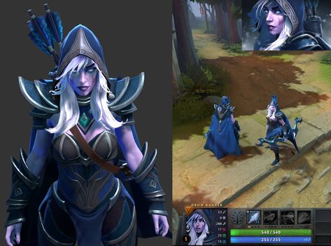 Drow Ranger, Dota 2, Avatar, Batman, Wallpapers, Anime, Fictional Characters, Pins, Art