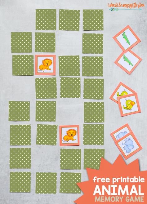 Free Printable Picture Memory Games | Two Versions of a Free Animal Matching Game for Easy or Difficult Game Play Animal Memory Game, Homeschooling Printables, Super Saturday Crafts, Animal Matching Game, Match Games, Montessori Board, Memory Match Game, Card Games For Kids, Finding Jesus