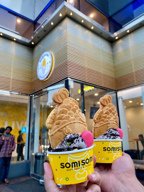 Somisomi Ice Cream, Soft Serve, Garden Design, Ice Cream, Cream, Design