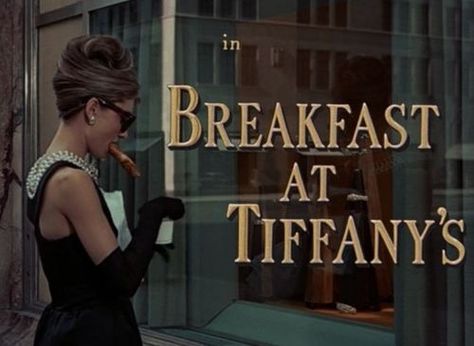 Miss Spiritual Tramp of 1948 Audrey Hepburn Breakfast At Tiffanys, George Peppard, Holly Golightly, Breakfast At Tiffany's, Moon River, Breakfast At Tiffanys, Film Serie, Tiffany Blue, Romantic Comedy