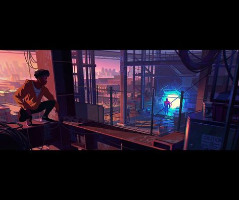 All Posts • Instagram Spiderverse Scenes, Kat Tsai, Recently Deleted, Concept Painting, Marvel Concept Art, Color Script, Spiderman Artwork, Landscape Concept, Adventure Time Art