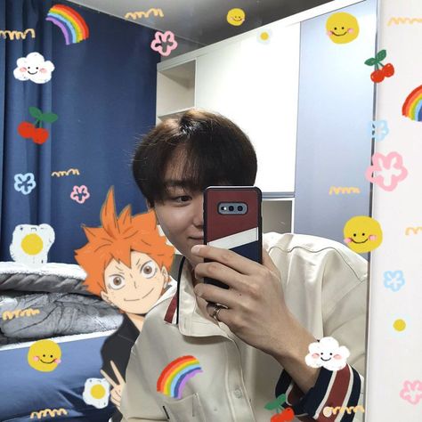 Aesthetic Haikyuu, Seventeen Aesthetic, Haikyu!!, Anime Icons, Seventeen, Mirror Selfie, Anime