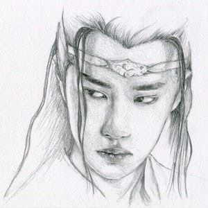 The Untamed Fanart, Disney Characters Poster, Untamed Fanart, Chinese Art Painting, Dragon Age Origins, Disney Art Drawings, Celebrity Drawings, Kpop Drawings, The Untamed